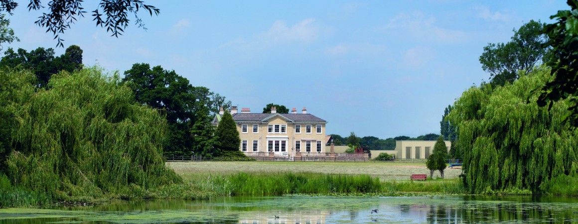 Hugh Cullum Architects Photomontage showing proposed garden pavilion, Manor House near Huntingdon