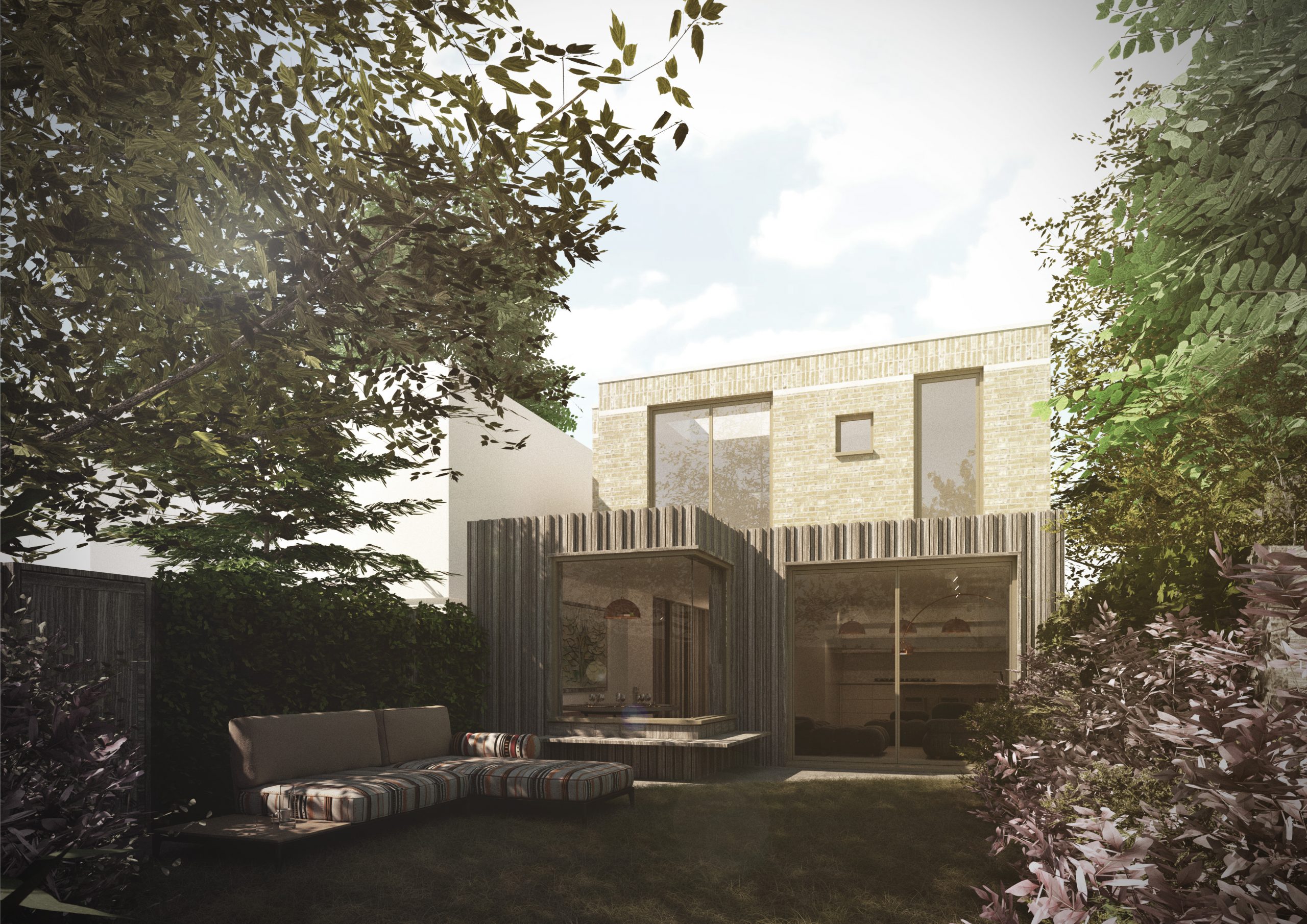 Visualisation of the proposed house at Boxall Road, Dulwich Village