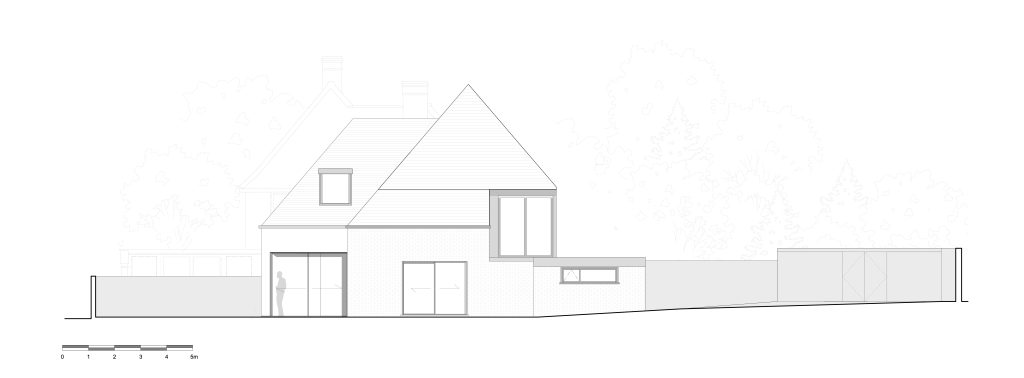 Elevation of Dulwich house