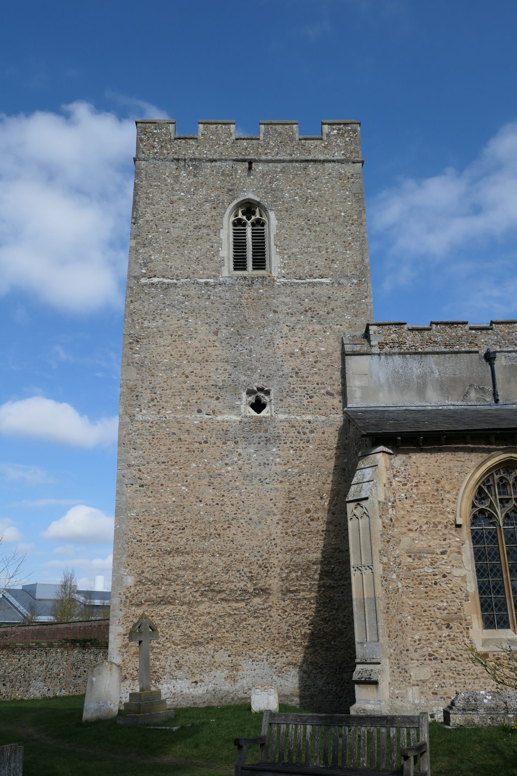 The tower of St Peter's Babraham